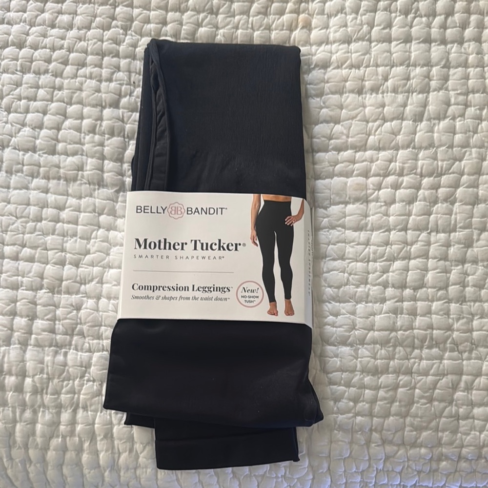 Belly Bandit Mother Tucker Black Leggings